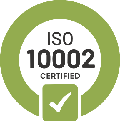 ISO 10002 Certified: Monitoring & Measuring